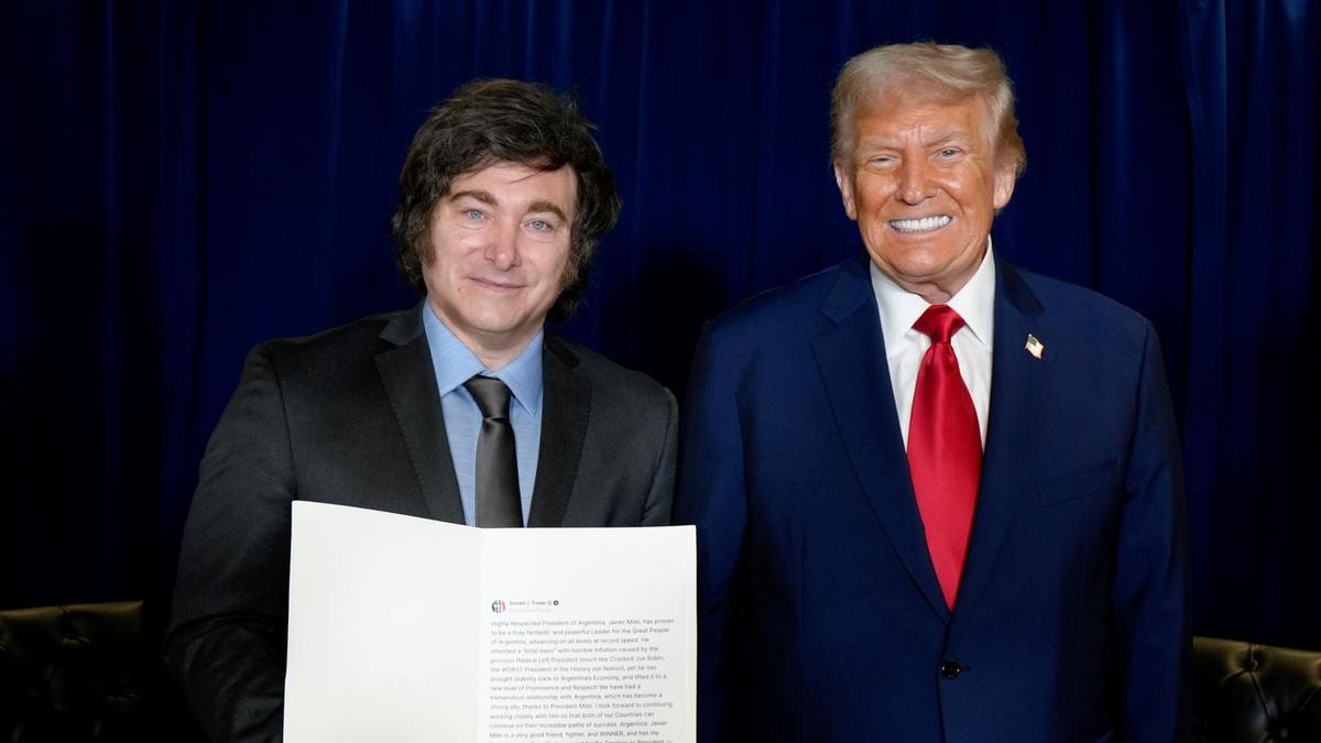 Javier Milei e Donald Trump