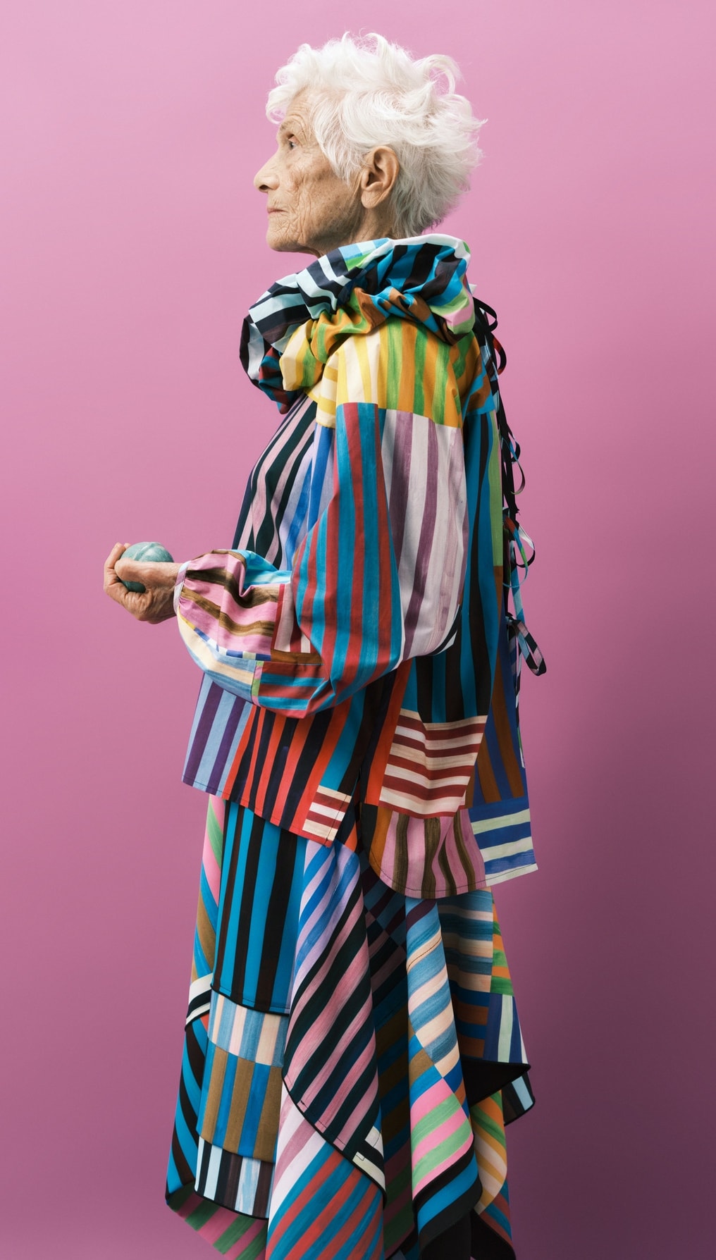 Un look Arthur Arbesser fall-winter 2026 (ph Henrik Blomqvist, courtesy Arthur Arbesser)