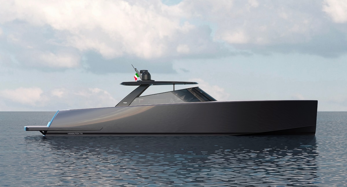 Hard-top in carbonio e 40 nodi: il VanDutch 75 di Cantiere del Pardo ridefinisce il concetto di open