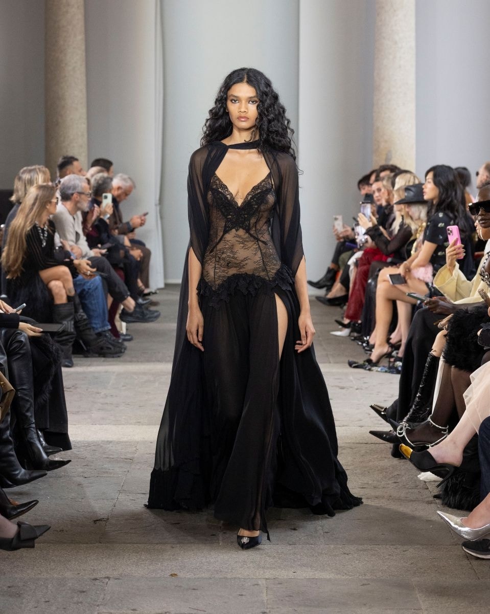 Un look Blumarine spring-summer 2026 (courtesy Blumarine)