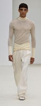 Un look Ferrari spring-summer 2026 (ph Francesc Ten/MFF)