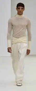 Un look Ferrari spring-summer 2026 (ph Francesc Ten/MFF)