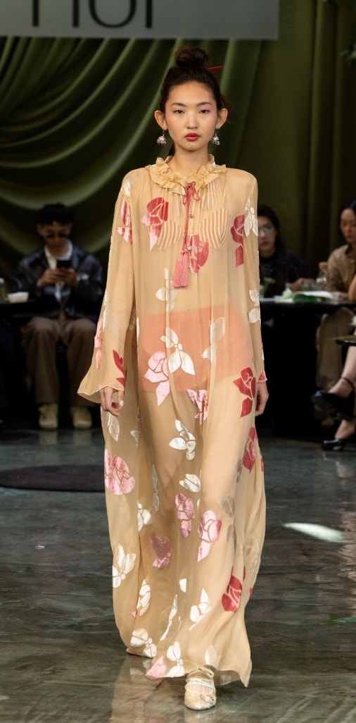 Un look Hui spring-summer 2026 (courtesy Hui)