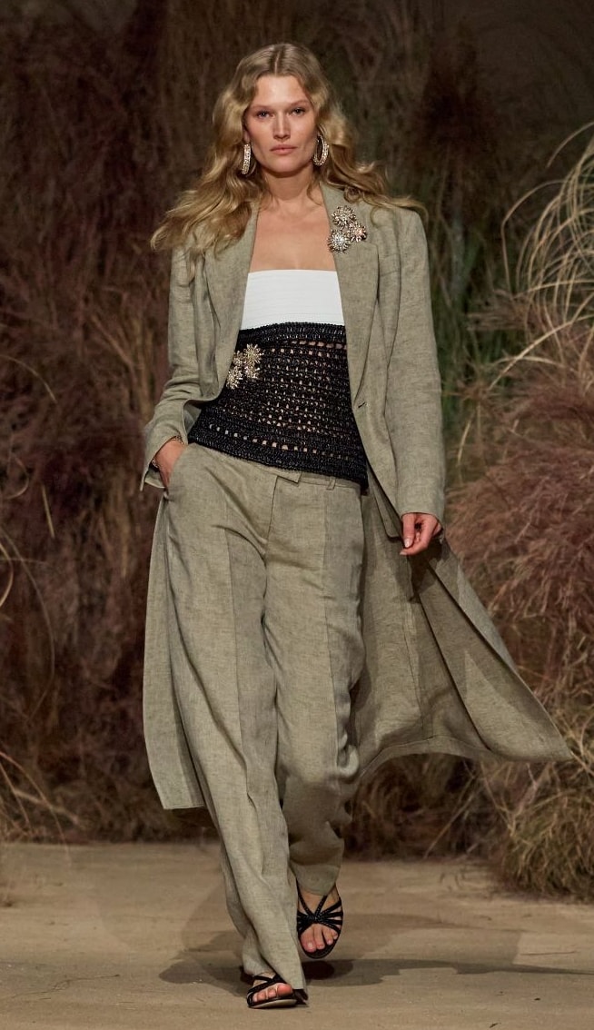 Un look Luisa Spagnoli spring-summer 2026 (courtesy Luisa Spagnoli)