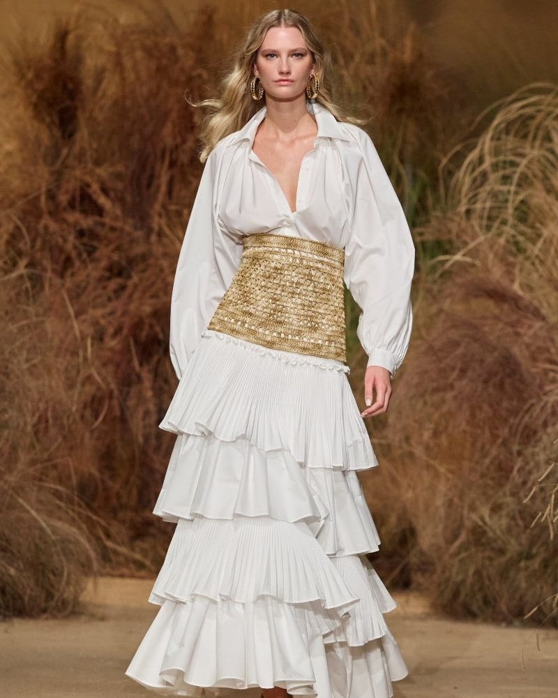 Un look Luisa Spagnoli spring-summer 2026 (courtesy Luisa Spagnoli)