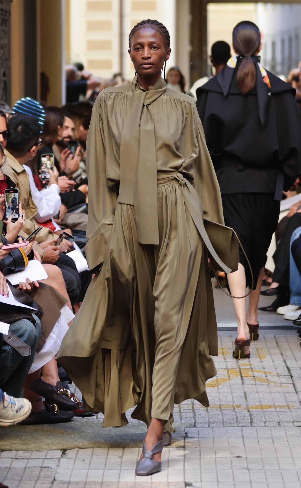 Un look Calcaterra spring-summer 2026 (courtesy Calcaterra)
