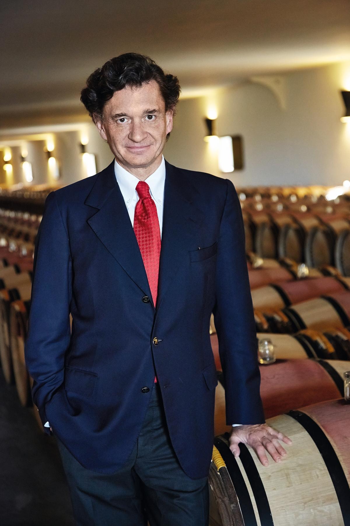 Philippe Sereys  de Rothschild, a capo di Château Mouton Rothschild.