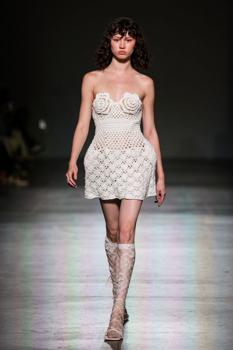 Un look Nadya Dzyak spring-summer 2026 (courtesy Nadya Dzyak)