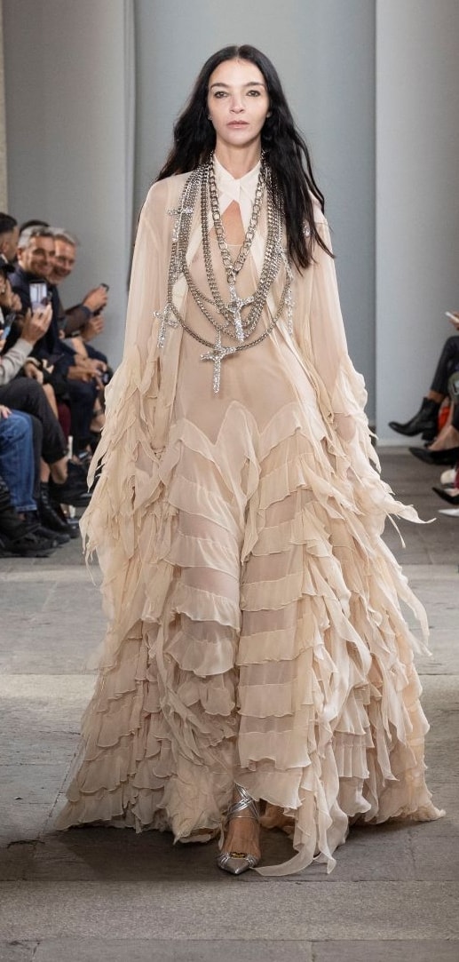 Un look Blumarine spring-summer 2026 (courtesy Blumarine)