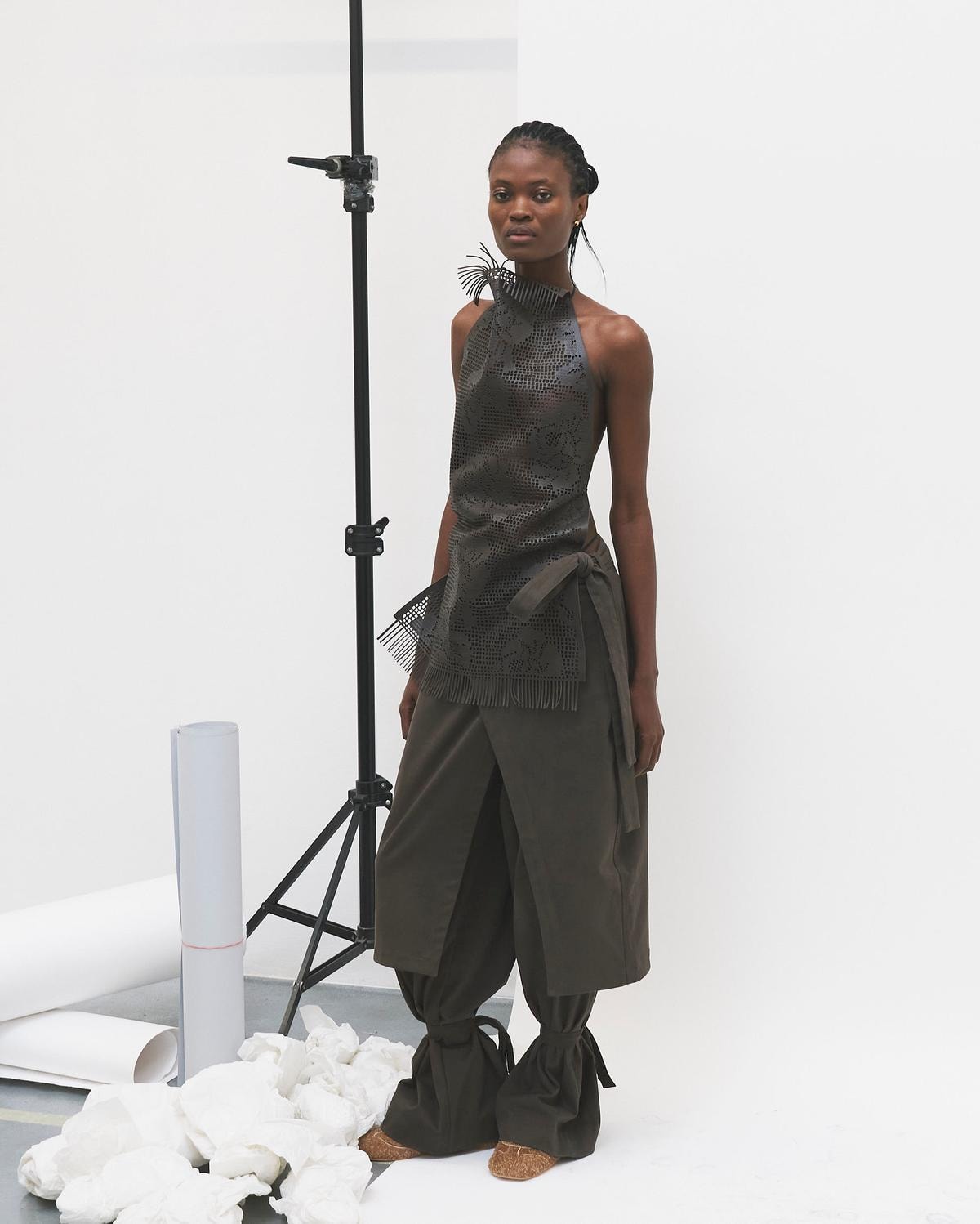 Un look Federico Cina spring-summer 2026 (courtesy Federico Cina)