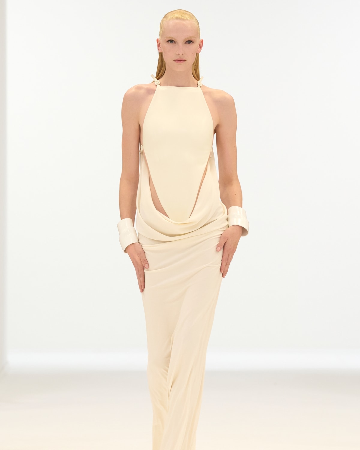 Un look Courrèges spring-summer 2026 (courtesy Courrèges)