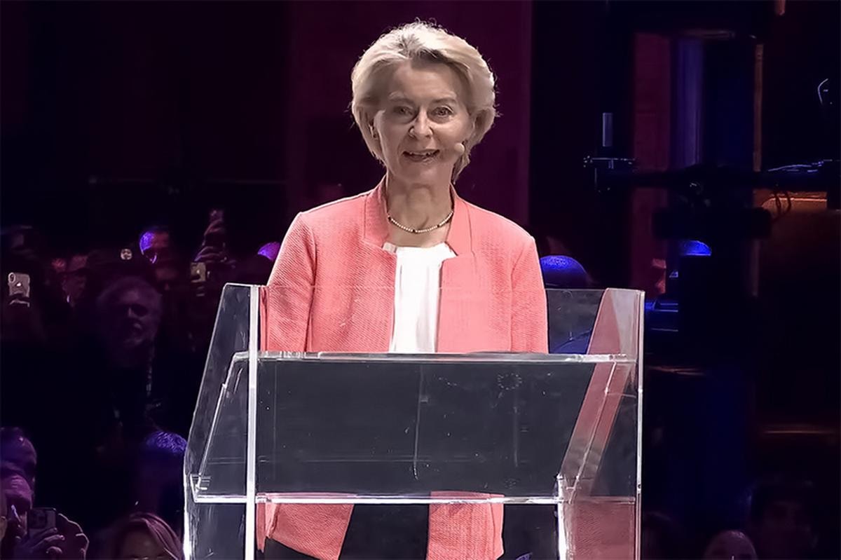 Ursula von der Leyen, presidente della Commissione Ue, alla Tech Week