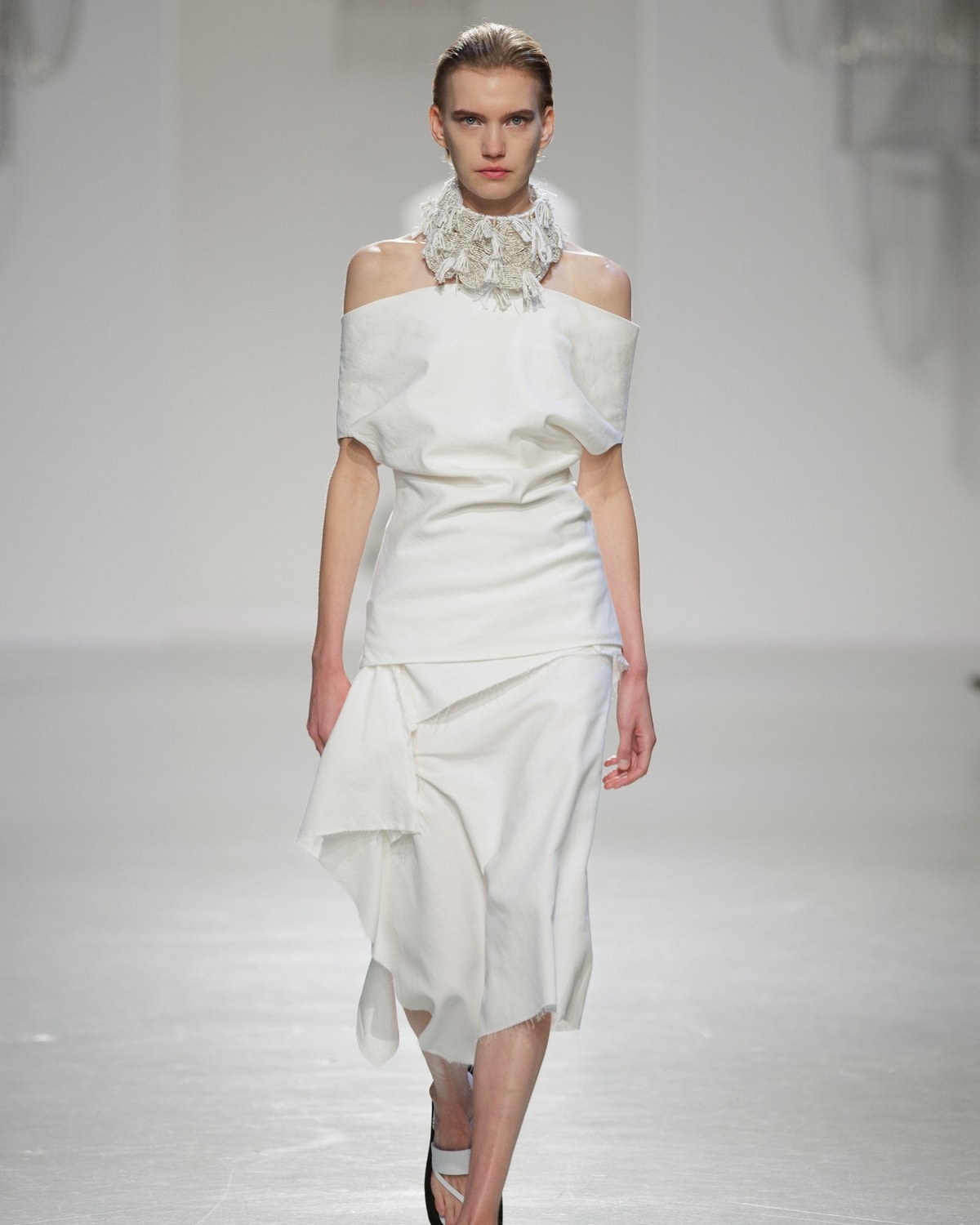 Un outfit Niccolò Pasqualetti spring-summer 2026 (courtesy Niccolò Pasqualetti)