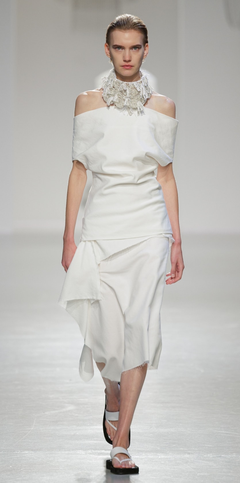 Un outfit Niccolò Pasqualetti spring-summer 2026 (courtesy Niccolò Pasqualetti)