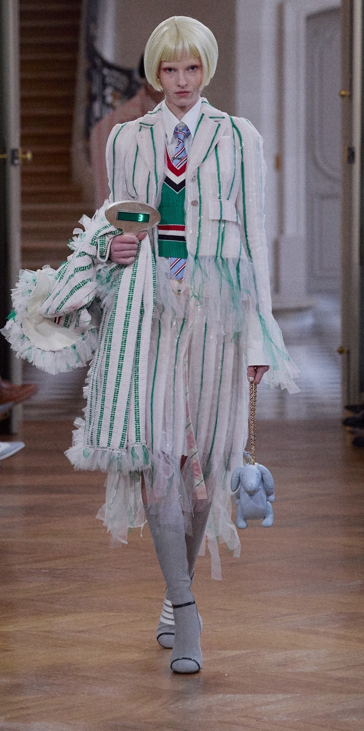 Un look Thom Browne primavera-estate 2026 (courtesy Thom Browne)