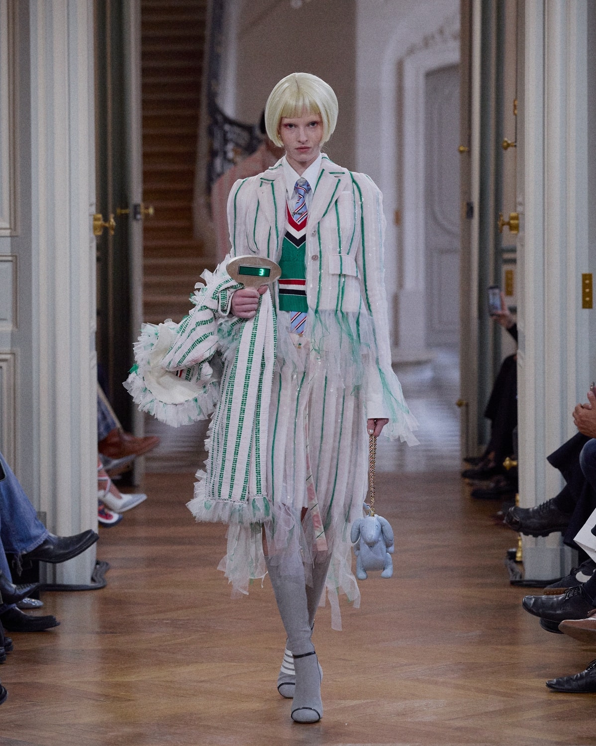 Un look Thom Browne primavera-estate 2026 (courtesy Thom Browne)