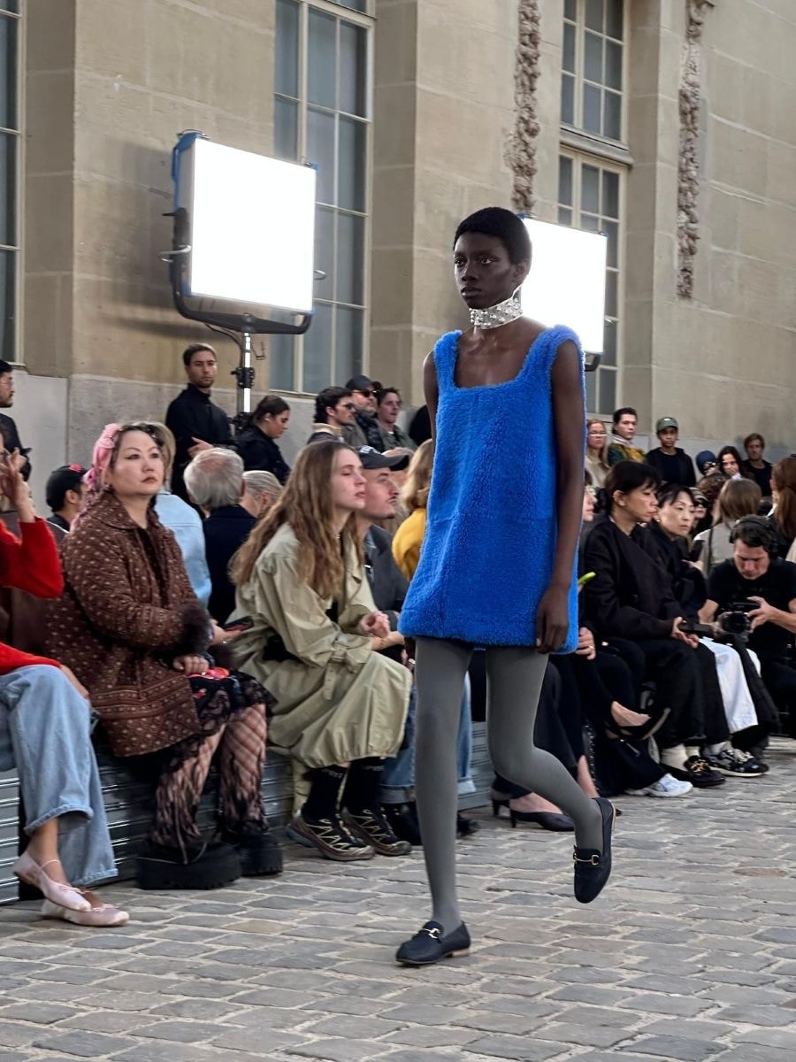 Un look Meryll Rogge spring-summer 2026 (ph Donato D'Aprile)