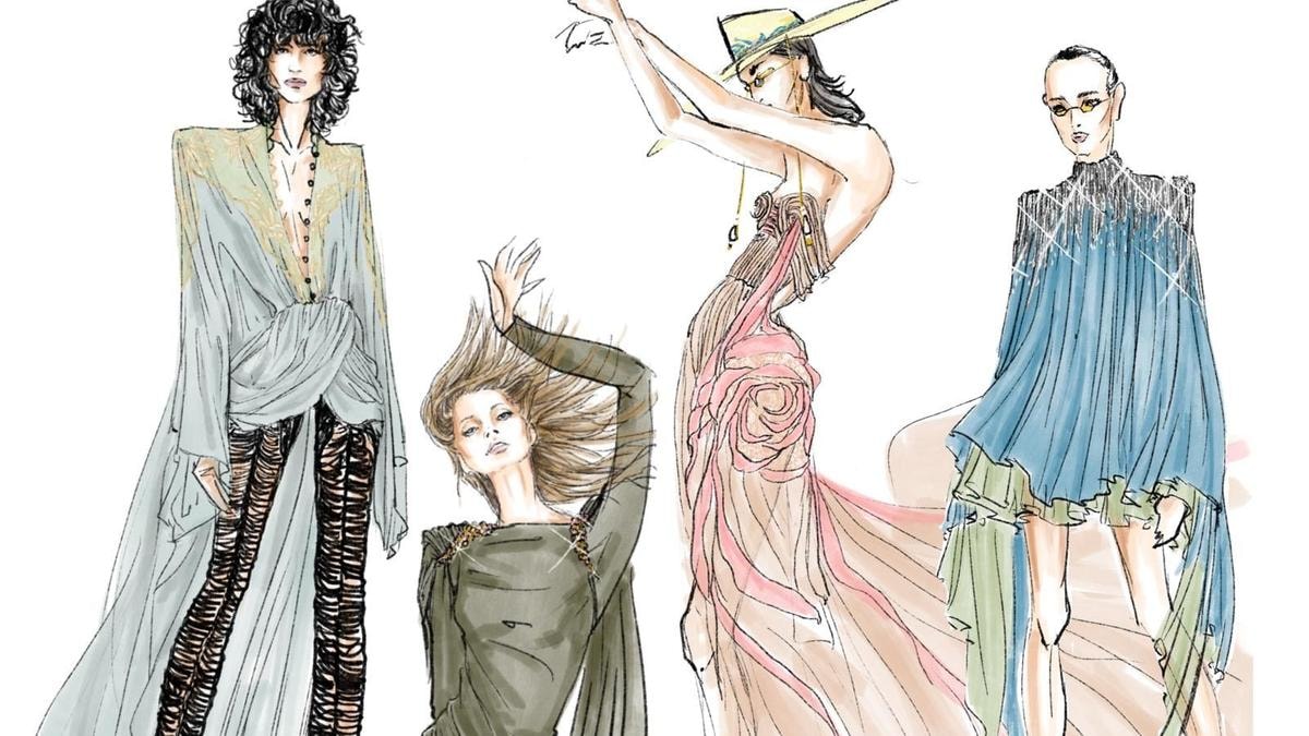 Gli sketches della collezione Amen spring-summer 2026