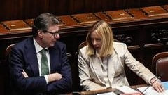 Giancarlo Giorgetti e Giorgia Meloni