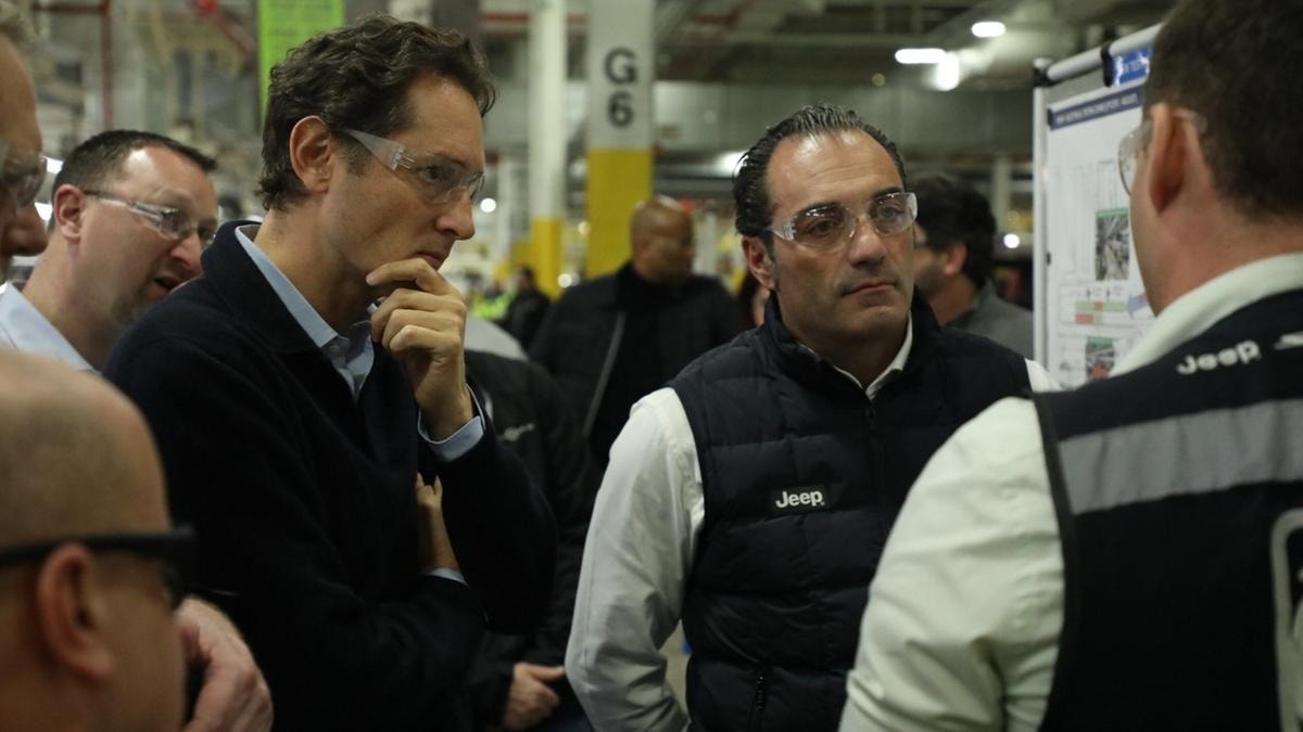 John Elkann e Antonio Filosa, Stellantis