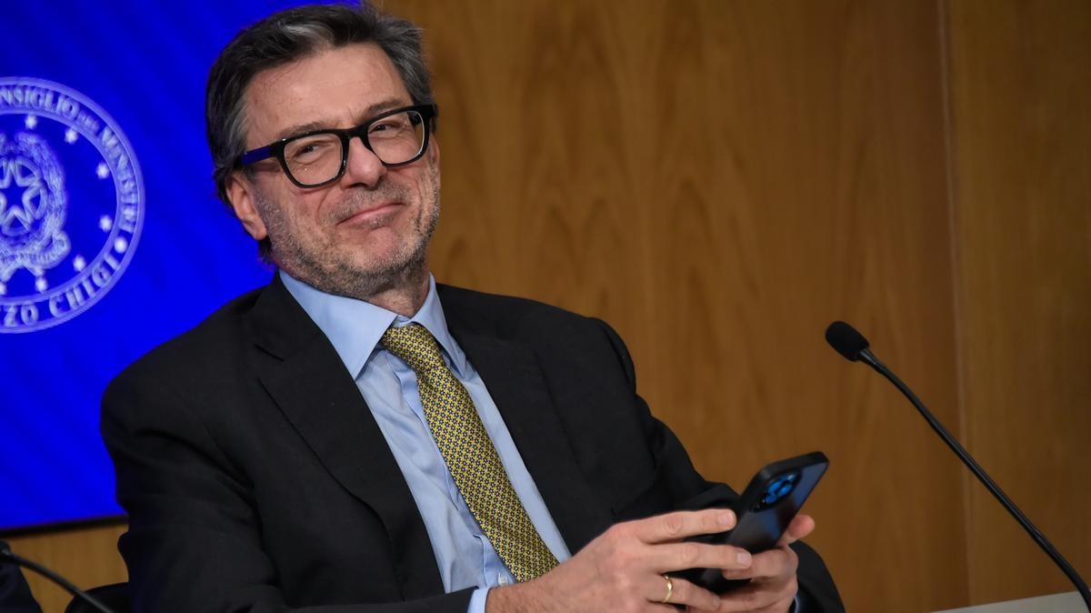 Il ministro Giancarlo Giorgetti
