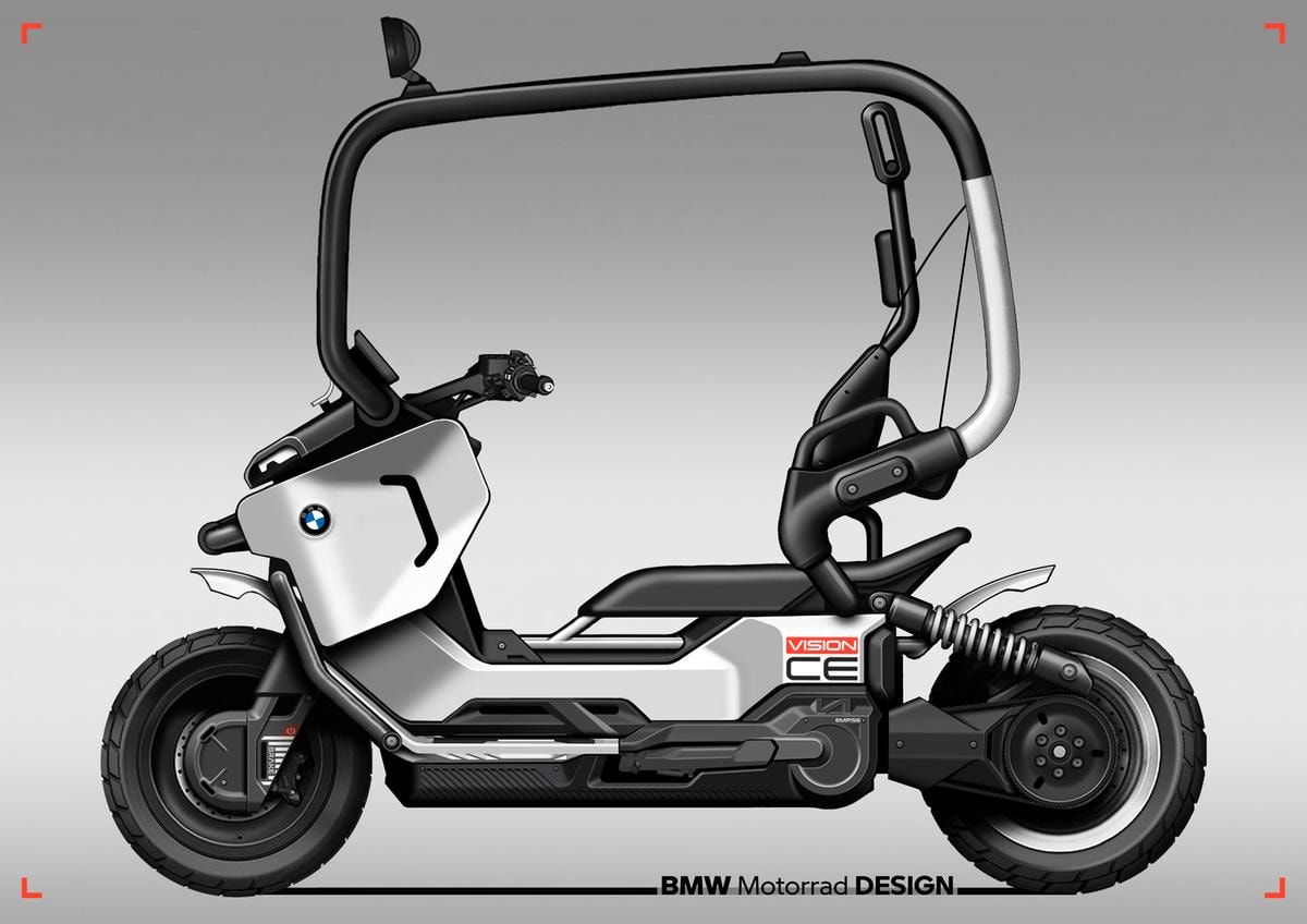 Bmw Vision CE: design, sicurezza e tecnologia per lo scooter di domani
