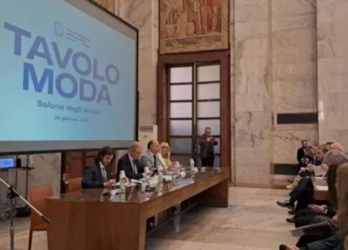Il Tavolo della moda riunito a Roma (courtesy Mimit)