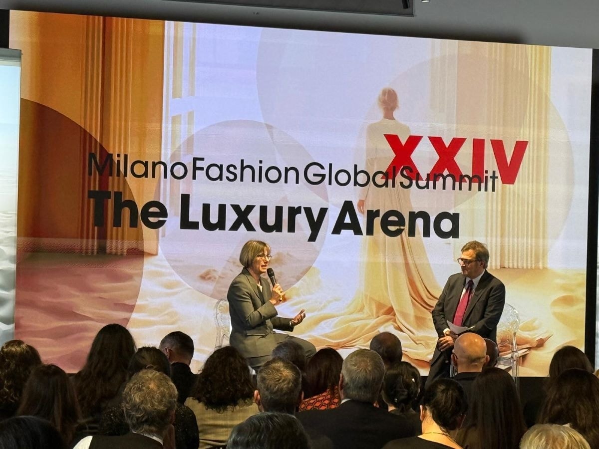 Sara Giusti al Milano Fashion Global Summit 2025 (ph Federica Camurati)
