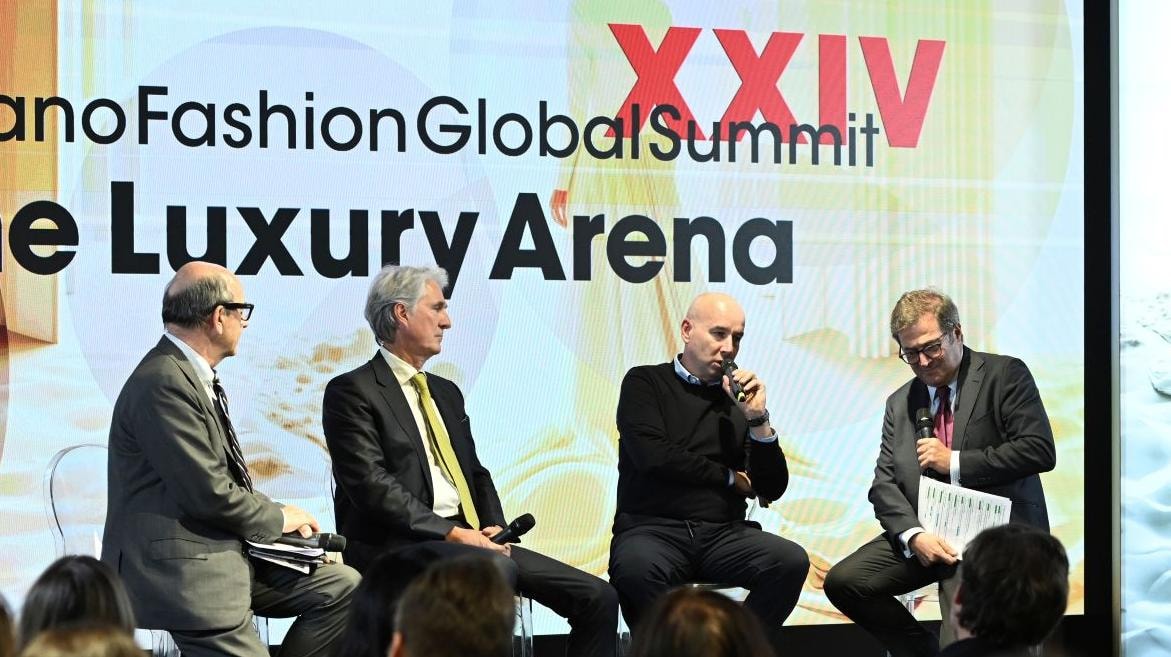 Da sinistra, Raffaello Napoleone, Flavio Sciuccati, Andrea Crespi e Gabriele Capolino (ph Jule Hering/MFF)