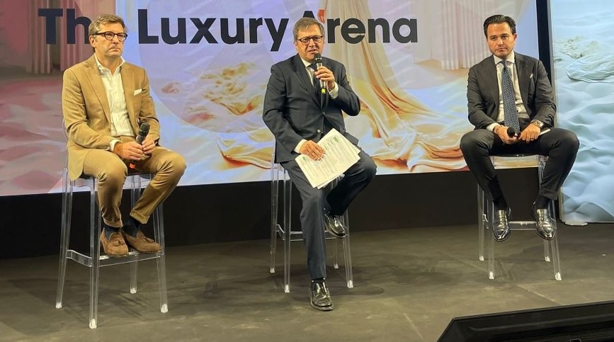 Da sinistra, Filippo Cavalli, Gabriele Capolino ed Enrico Massaro al MFGS 2025 (ph Federica Camurati)