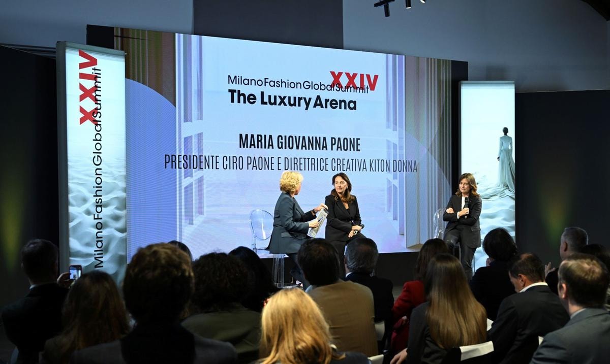 Da sinistra, Giulia Pessani, Stefania Lazzaroni  e Maria Giovanna Paone al MFGS 2025 (ph Jule Hering/MFF)