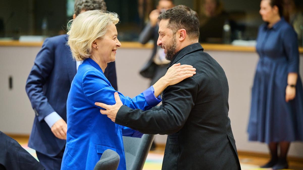 Ursula Von Der Leyen e Volodymyr Zelens'kyj