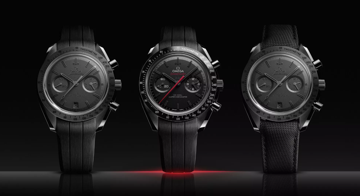 Omega lancia 7 nuovi Speedmaster Dark Side of the Moon. Design lunare e tecnologia di precisione