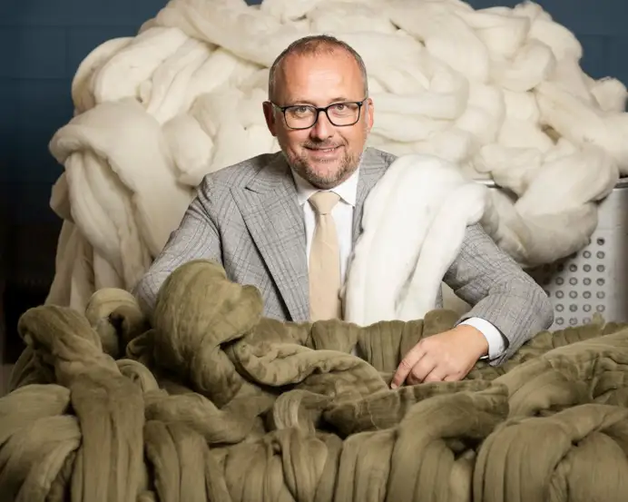 Ercole Botto Poala, ceo del Gruppo Reda, azienda tessile di Valdilana nel biellese che quest’anno celebra i 160 anni di attività.