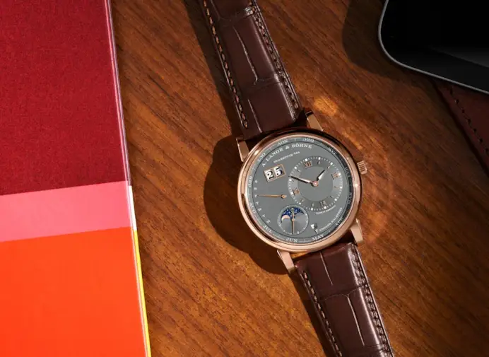 Il Lange 1 Calendario Perpetuo di A. Lange & Söhne con cassa in oro rosa.