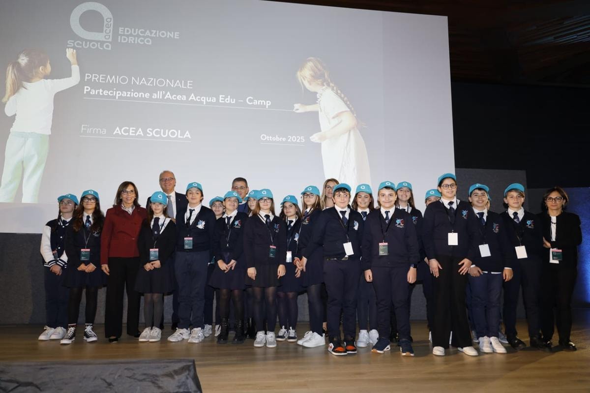 Un momento della premiazione