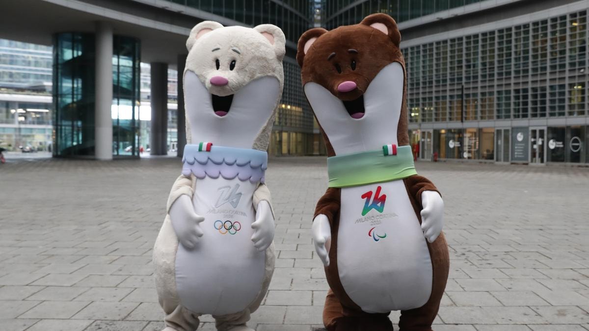 Le mascotte di Milano Cortina 2026