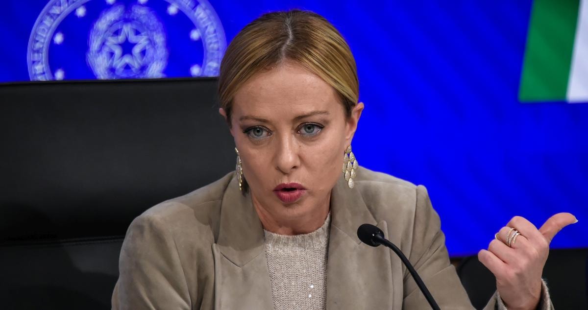 LA PRESIDENTE DEL CONSIGLIO GIORGIA MELONI