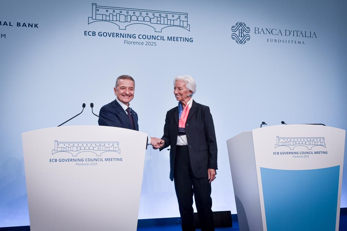 Fabio Panetta e Christine Lagarde
