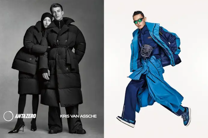 La campagna della collezione Antazero x Kris Van Assche (courtesy Antazero/foto Julien Martinez Leclerc)