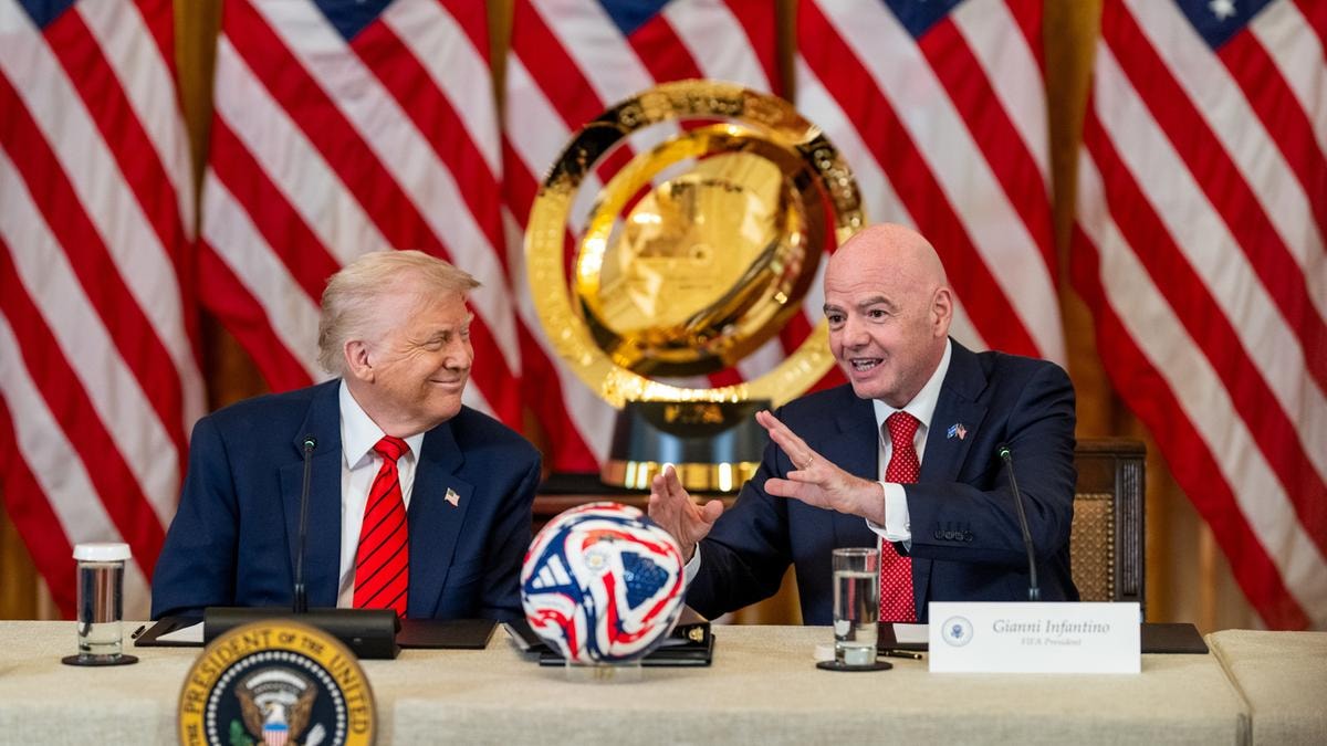 Donald Trump e Gianni Infantino