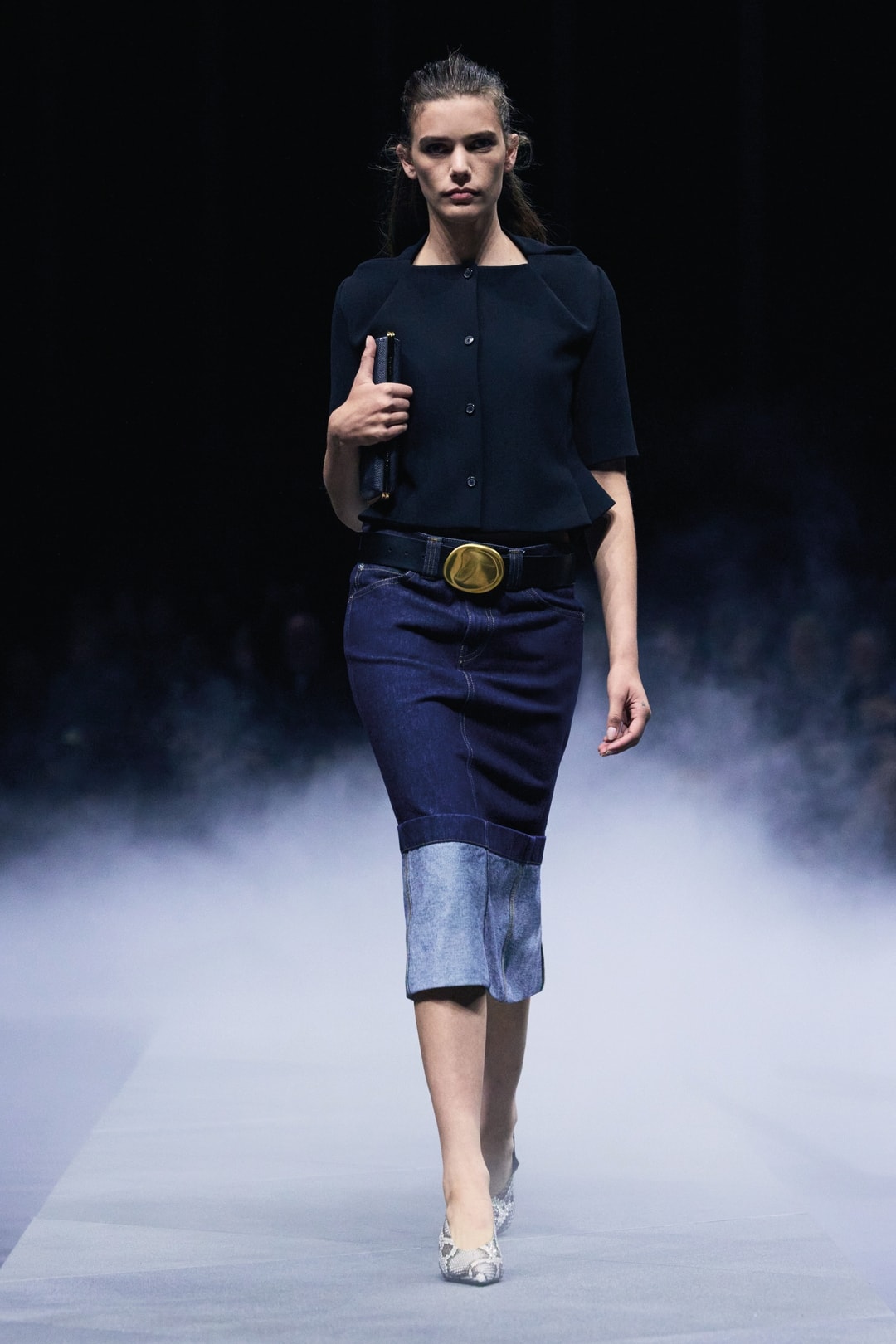 Un look Khaite spring-summer 2026 (courtesy Khaite)