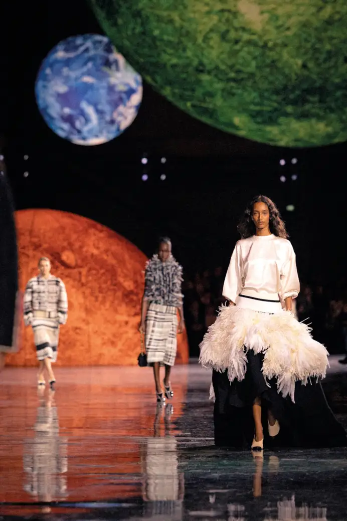 Un momento della sfilata Chanel spring-summer 2026 (courtesy Chanel)