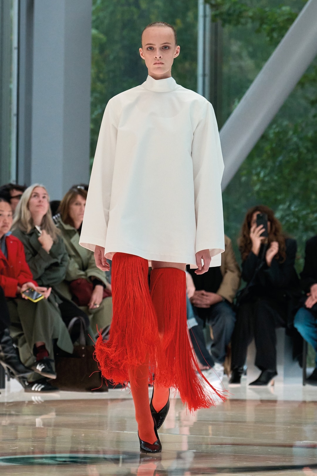 Un look Alaïa spring-summer 2026 (courtesy Alaïa)