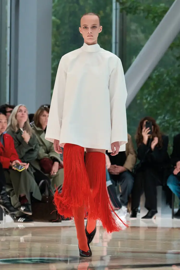 Un look Alaïa spring-summer 2026 (courtesy Alaïa)