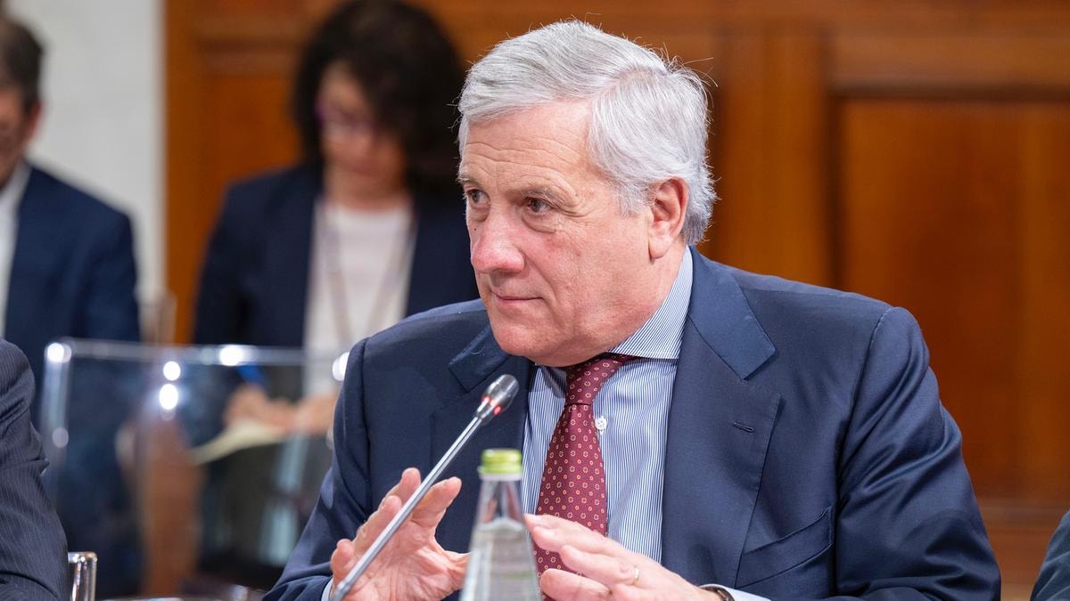 Antonio Tajani, ministro degli Affari Esteri e vice presidente del Consiglio