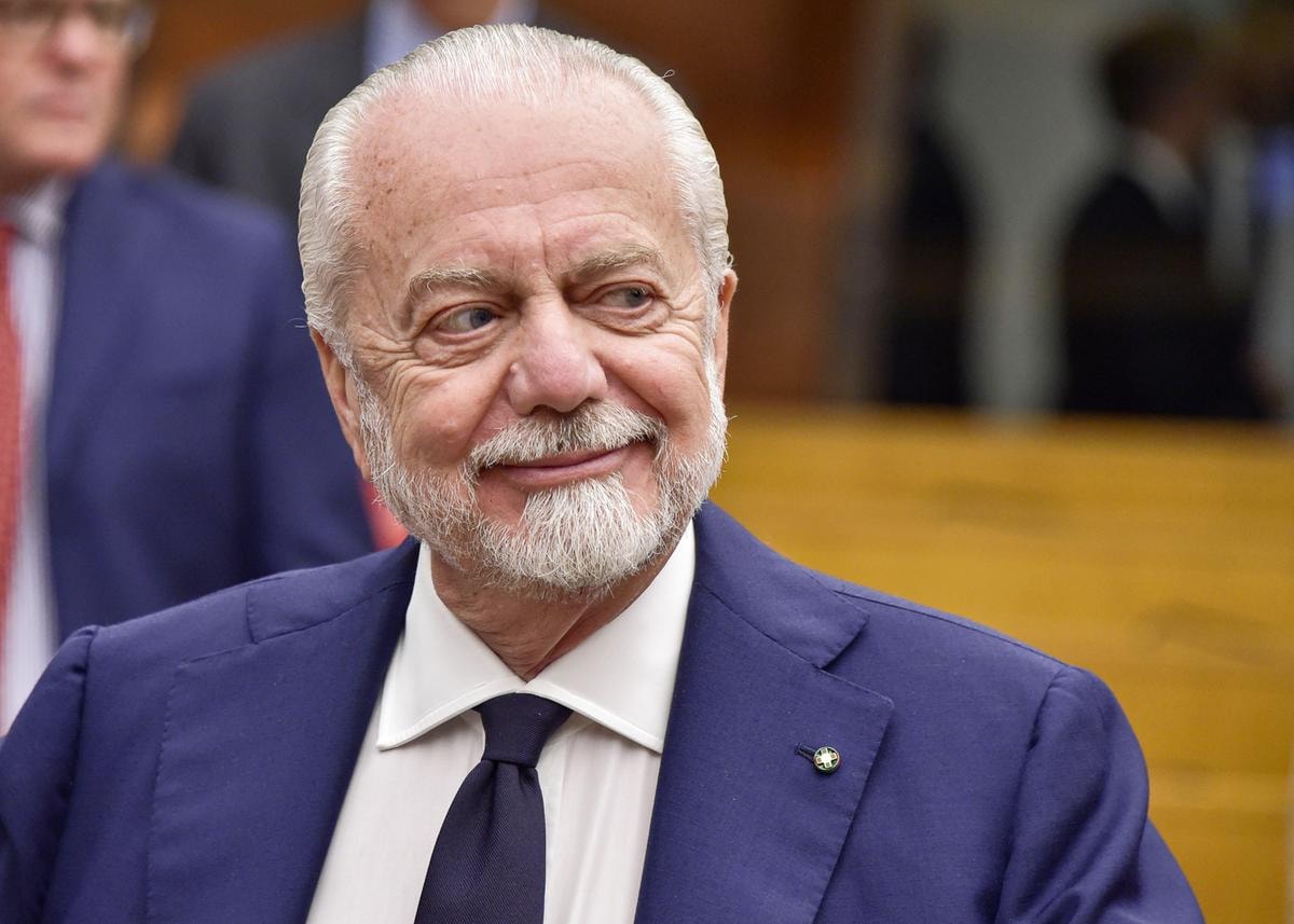 AURELIO DE LAURENTIIS IMPRENDITORE E PRESIDENTE NAPOLI CALCIO