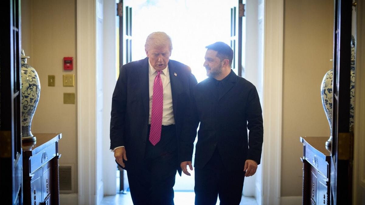 Donald Trump e Volodymyr Zelensky