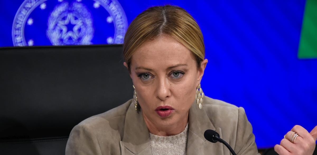 LA PRESIDENTE DEL CONSIGLIO GIORGIA MELONI