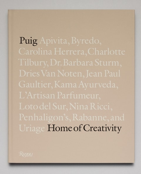 La cover del libro Puig, home of creativity (courtesy Puig)